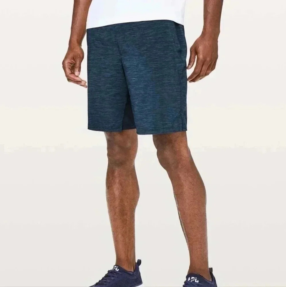 Lululemon T.H.E. Short *9" UpdatedHeather Allover Iron Blue True Navy
